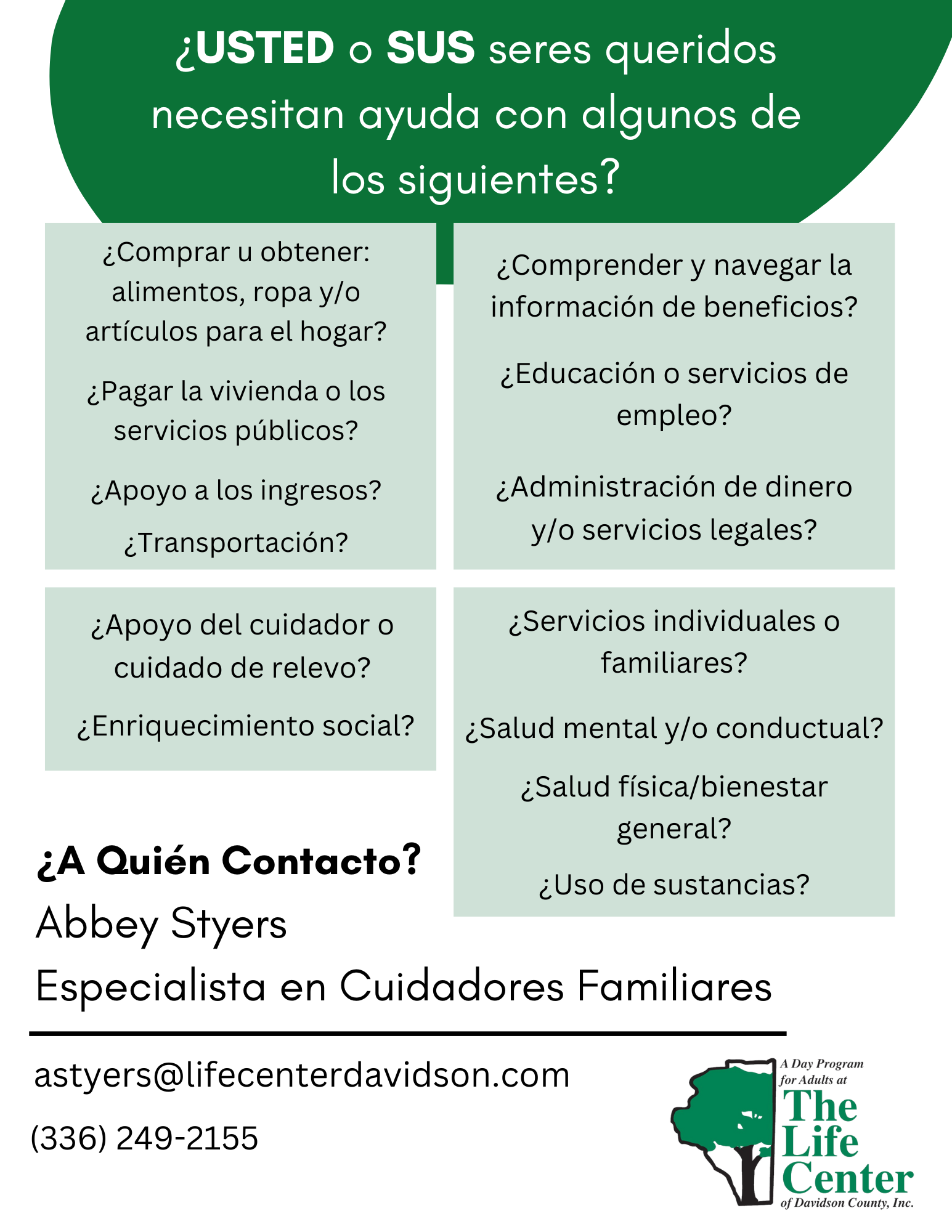 GRG Outreach Flyer (Spanish)